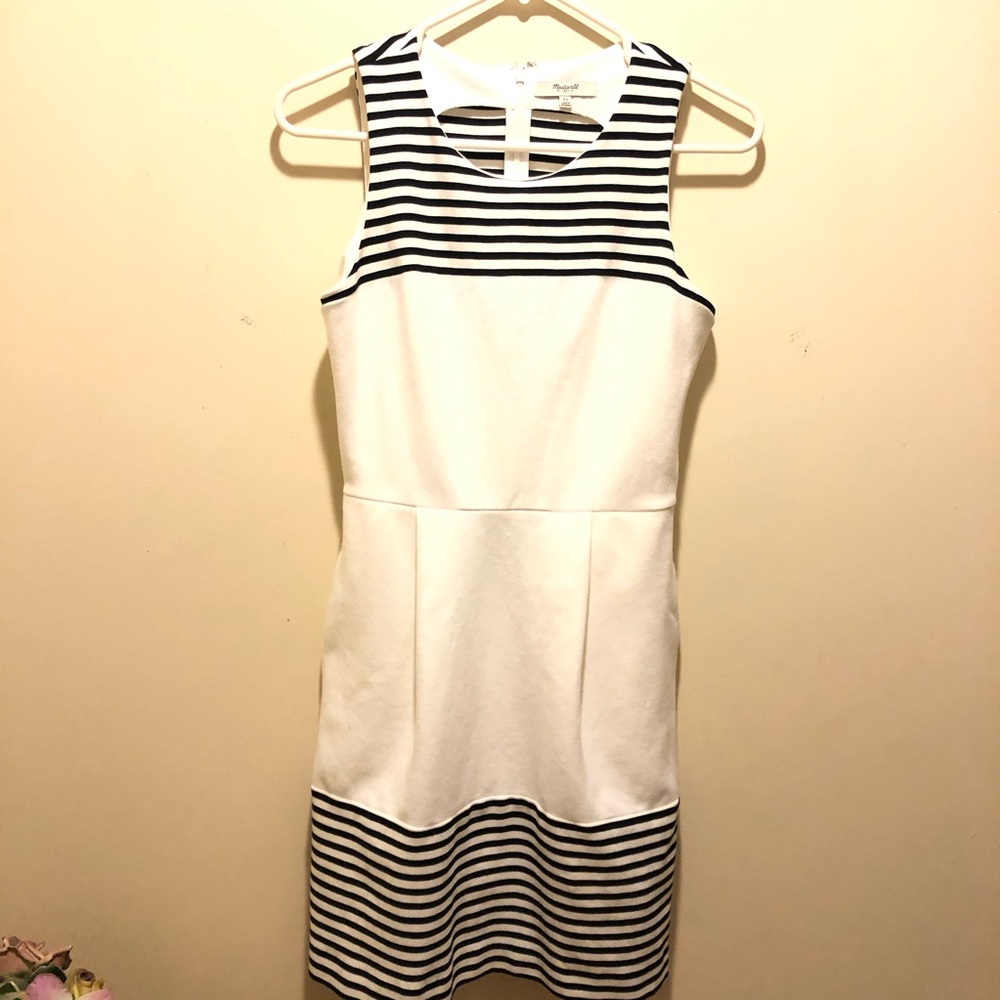 MADEWELL Verse Dress in Stripe